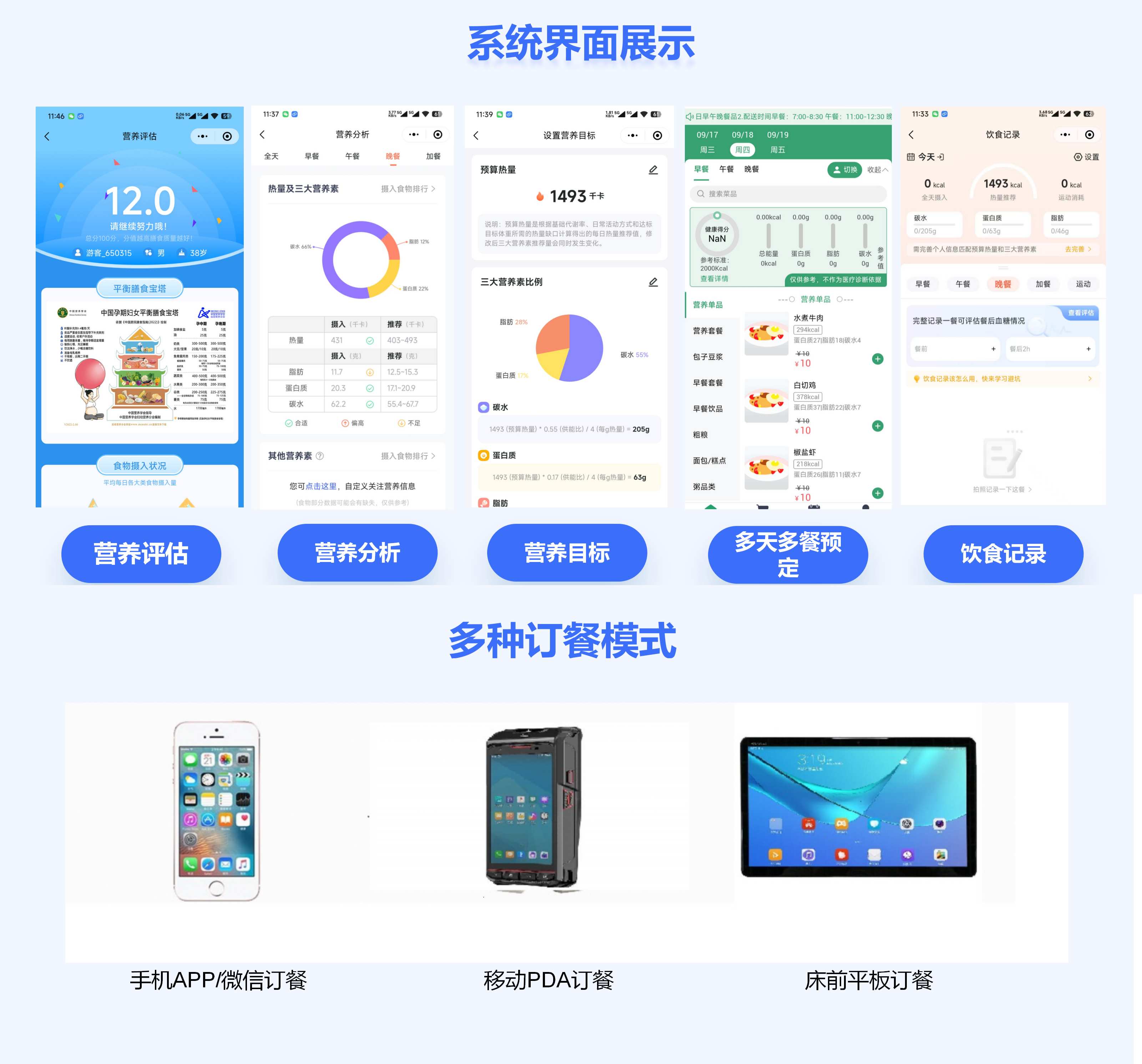 临床营养膳食管理系统更多功能亮点示意图3
